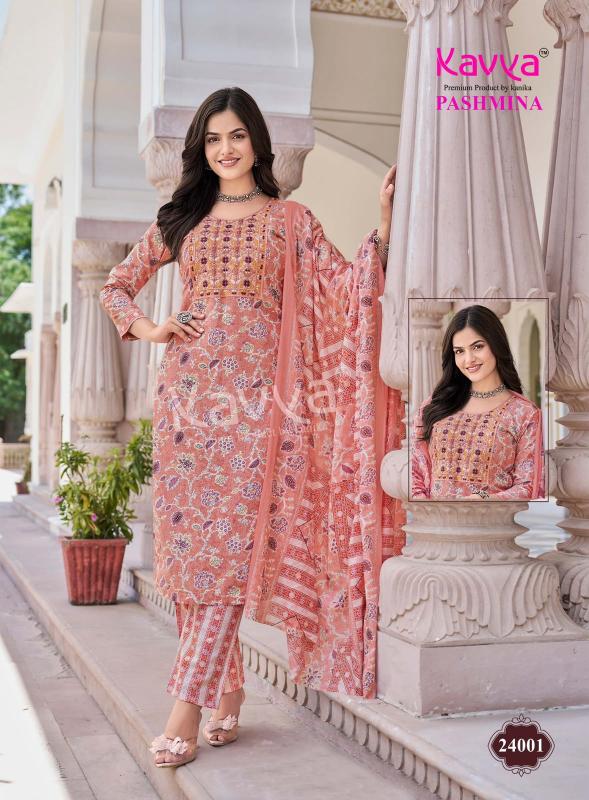 Kavya pashmina vol 24 kolkata wholesale market kurti